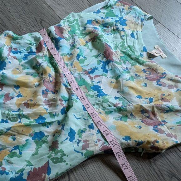 Sundance Floral Silk Garden Party Midi Dress Size 10 - Picture 7 of 8